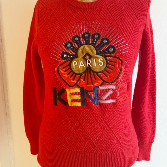 Kenzo Paris wool sweater Women's Size M - Picture 7 of 7